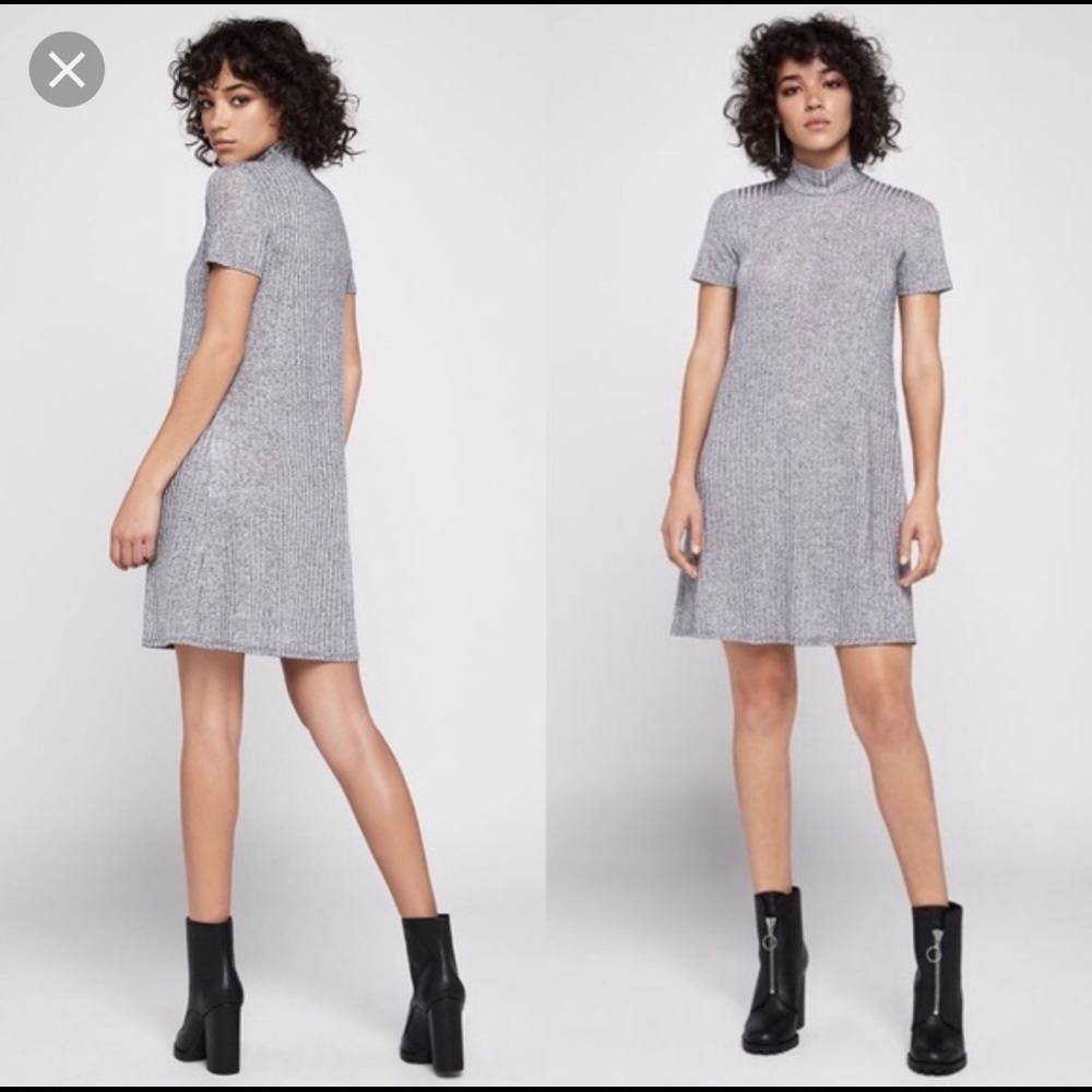 NWOT Max Jeans Jersey shortsleeve turtleneck dress